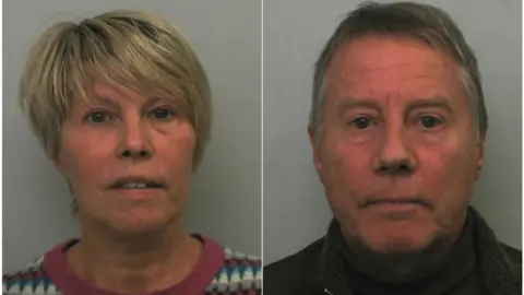 Warwickshire Police Mugshots of the couple