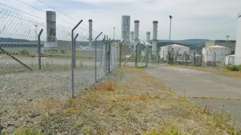 CC Geograph/Mike Faherty The Ballylumford power station in Islandmagee, County Antrim