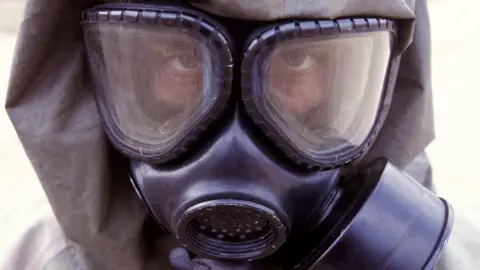 Getty Images Gas mask