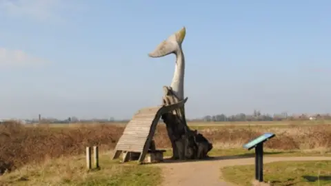 Tony Bennett/Geograph Photo of a whale sculpture in King's Lynn