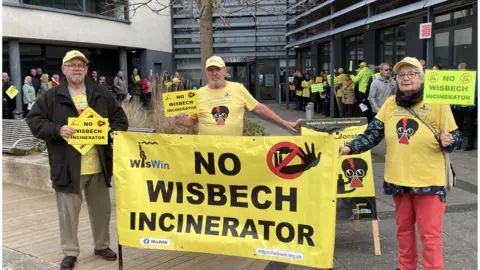 BBC Protests against Wisbech incinerator