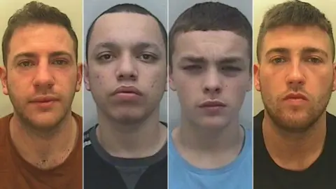 North Yorkshire Police Jack Ashcroft, Drew McCormick, Jamie McKenna and Blaise Woolfe