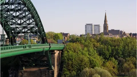 Getty Images Sunderland's Monkwearmouth bridge