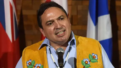 Getty Images Perry Bellegarde, national chief of the Assembly of First Nations, in 2016