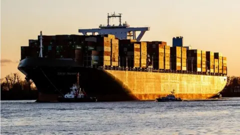 Getty Images Container ship