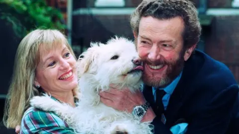 PA David Cobham and his wife Liza Goddard in 1993