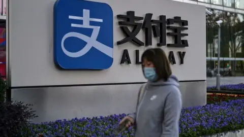 Getty Images Alipay sign