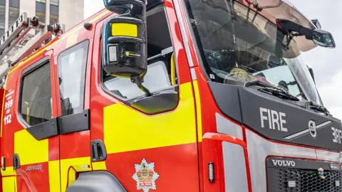 Part of a West Midlands Fire Service engine. Generic picture. 