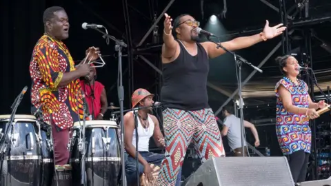 Getty Images Lindigo performing at Womad in 2019