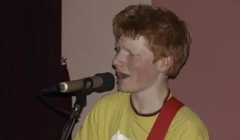 Ed Sheeran: Made In Suffolk Legacy Auction Photo of Ed Sheeran performing in 2005