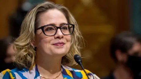 Getty Images US Senator Kyrsten Sinema