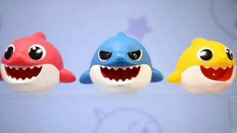 Getty Images Sharks at Toy Fair 2019