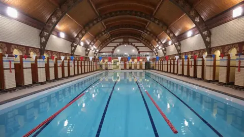 Getty Images Woodcock Street baths and