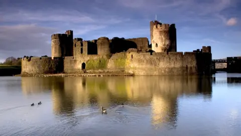 Getty Images Caerphilly Castle