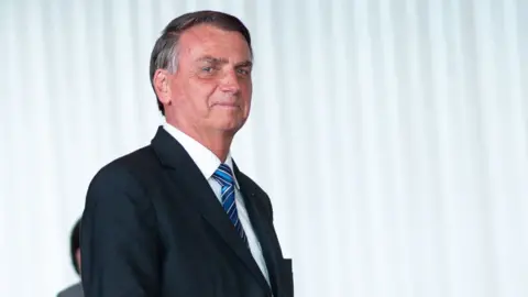 Getty Images Former Brazilian President Jair Bolsonaro