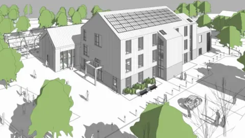 North Yorkshire Council Artist’s impressions of the proposed scheme for Catterick Garrison