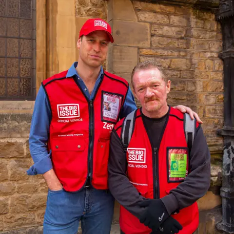 The Big Issue Prince William selling the Big Issue