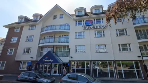 Google Travelodge in Christchurch Road Bournemouth