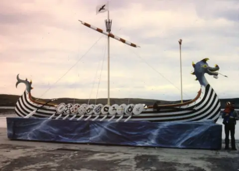 Nick Dymond Viking longboat