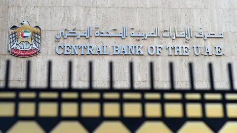 Getty Images File photo of the Central Bank of The UAE in Dubai (3 January 2017)