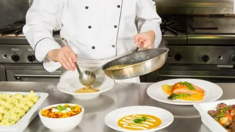 Getty Images Chef in kitchen