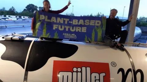 Animal Rebellion Animal Rebellion protestors