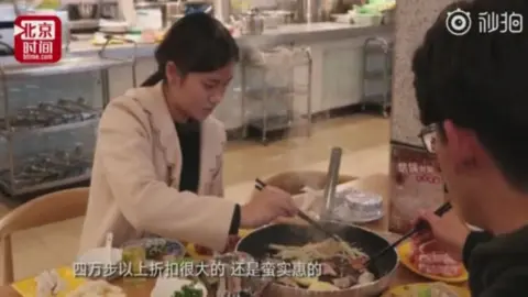 Beijing Times Scene from a university canteen