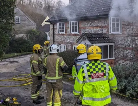 DWFRS Cheselbourne fire