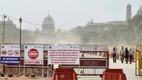 Getty Images Rajpath has been closed to public