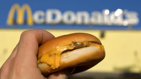 Alamy McDonald's cheeseburger in Berlin