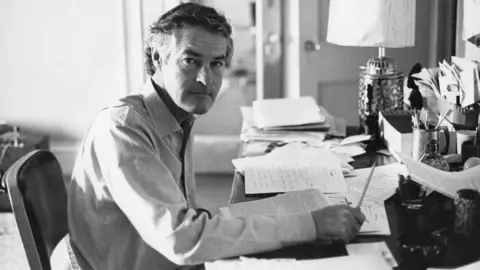 Getty Images Timothy Leary at his desk