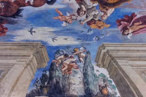 Alamy A Guercino fresco in Villa Aurora