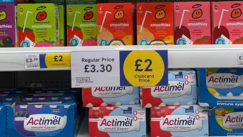 Getty Images Tesco shelves