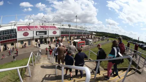 Getty Images Sixfields stadium