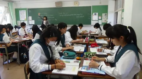 Narita Kokusai High School Narita Kokusai High School classroom.