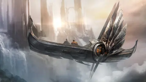 Atomhawk/Marvel Atomhawk Design's Asgardian Skiff craft