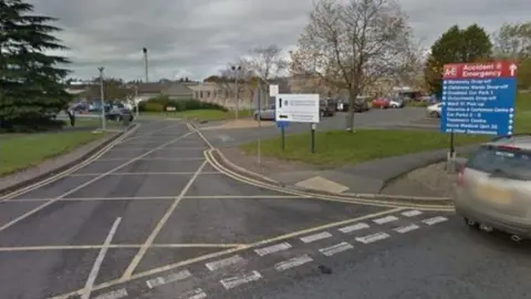 Google Entrance to maternity unit at the Royal Shrewsbury Hospital