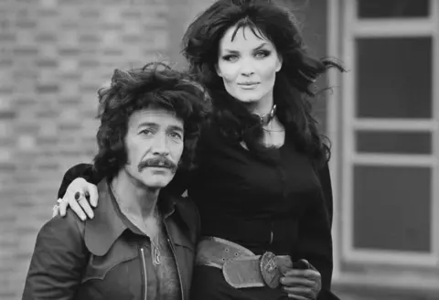 Getty Images Kate O'Mara and Peter Wyngarde