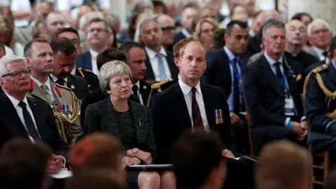Reuters Theresa May and Duke of Cambridge