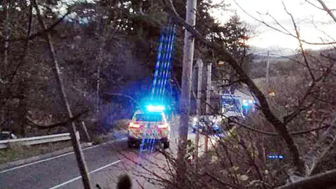 Graham Robertson The ambulance was finally stopped near Dufftown