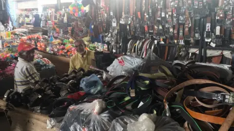 A Muslim vendor in Colombo's Pettah market