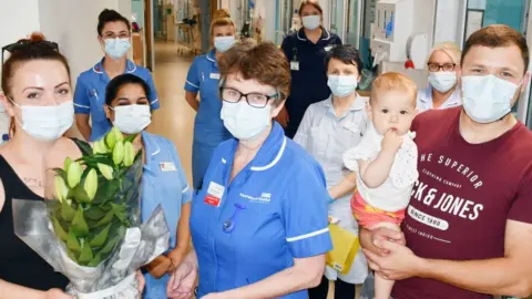 Royal Papworth Hospital Monika Dziadosz, Claire Chapman and Mateusz Dziadosz