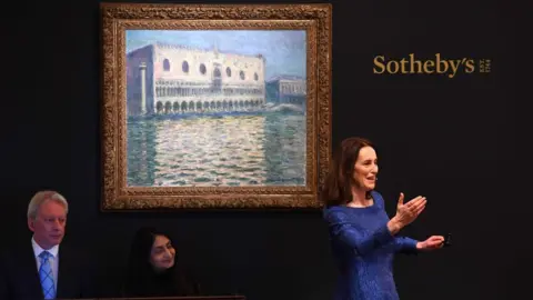 Getty Images Monet's Le Palais Ducal at Sotheby's