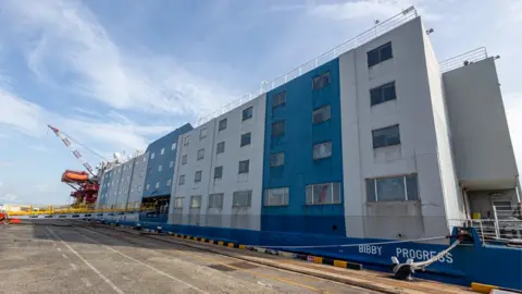 Maritime and Port Authority of Singapore Floating dorm in Singapore