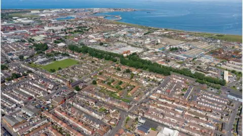 Getty Images Aerial view of Hartlepool