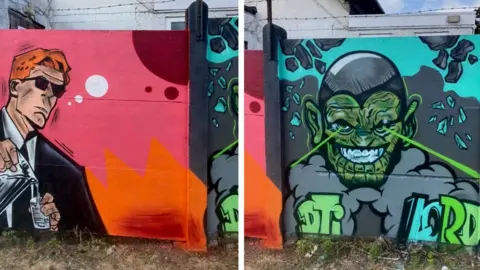 BBC Street art in Nuneaton