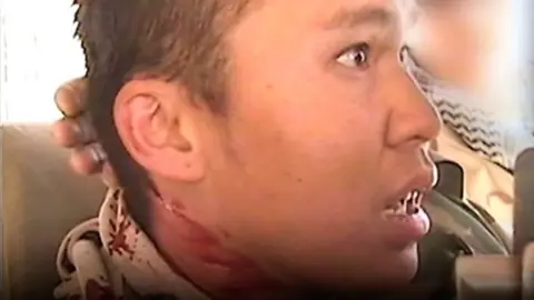 Thom Tran, a veteran now performing comedy to active soldiers.