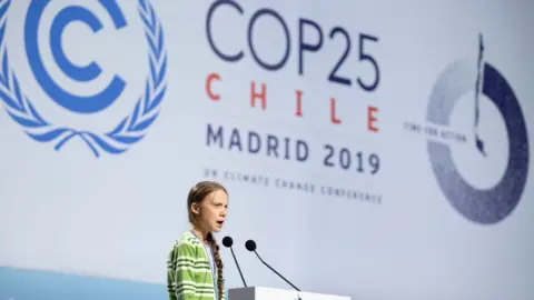 Getty Images Greta Thunberg at COP25