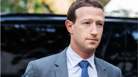 Getty Images Zuckerberg at the Capitol