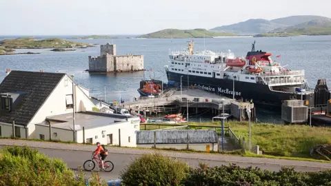 Getty Images Ferry at Castlebay